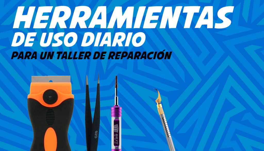 Herramientas de mano para un taller de reparación