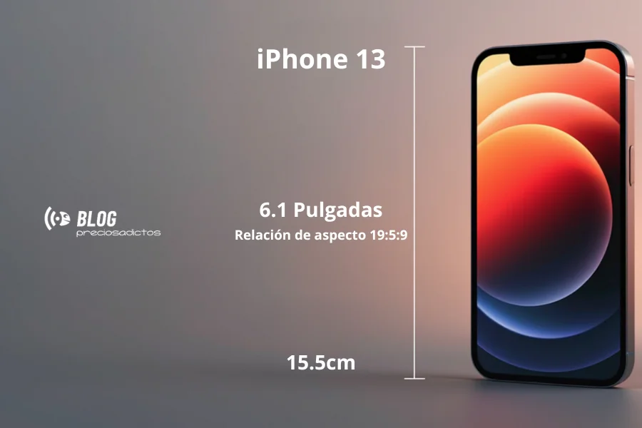 Medidas de la pantalla del iPhone 13