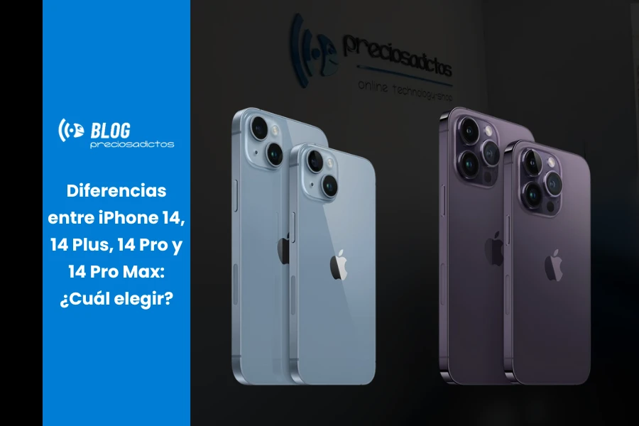 Diferencias entre iPhone 14, 14 Plus, 14 Pro y 14 Pro Max