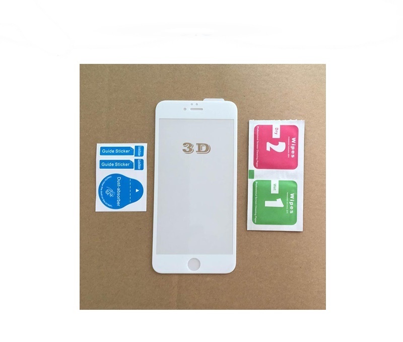 Protector cristal templado 3D Blanco iPhone 7 / 8
