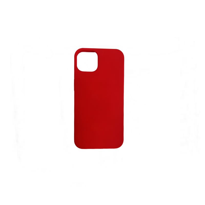 Funda de silicona iPhone 13 (roja) 