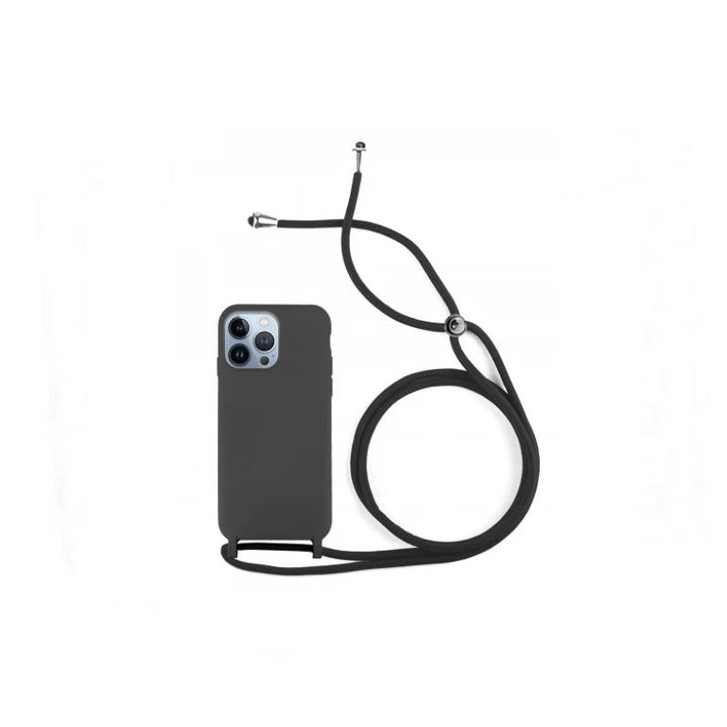 Carcasa COOL para iPhone 15 Pro Max Cordón Negro