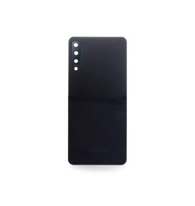 Tapa para Samsung Galaxy A7 2018 negro con embellecedor