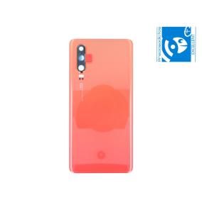Tapa para Huawei P30 naranja con lente EXCELLENT