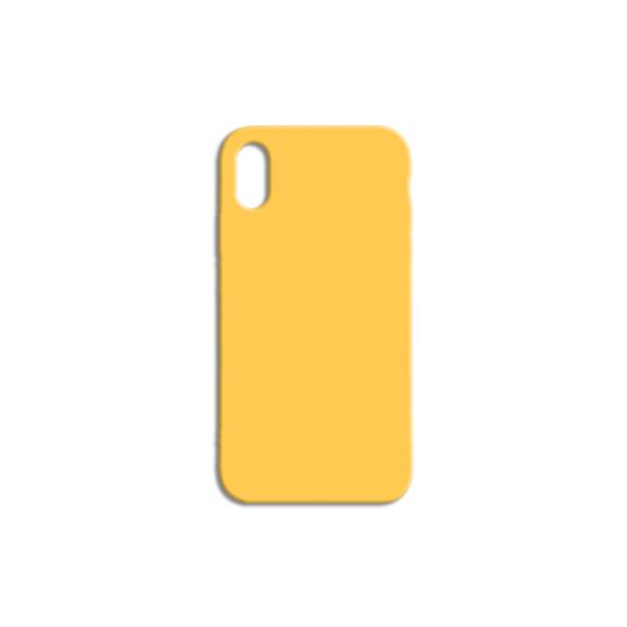 FUNDA DE SILICONA SUAVE COLOR AMARILLO PARA HUAWEI Y5 2019