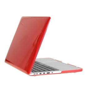 Hard glass protective housing case for MacBook 12 red