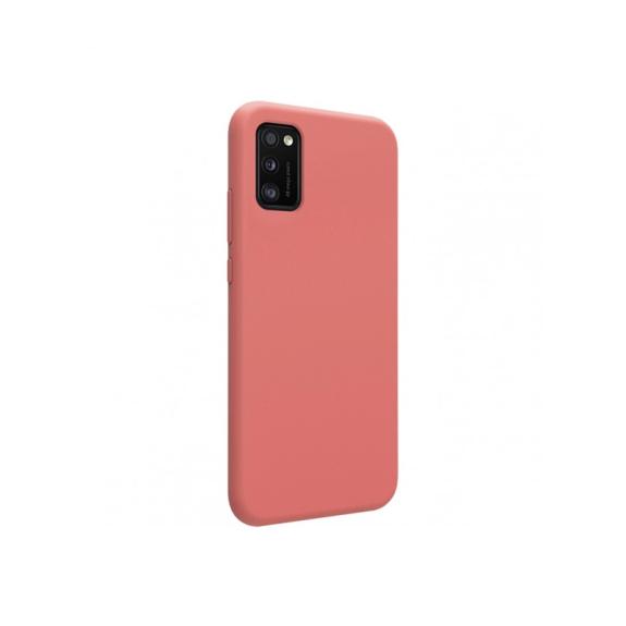 FUNDA DE SILICONA SUAVE COLOR ROSA PARA SAMSUNG GALAXY A41