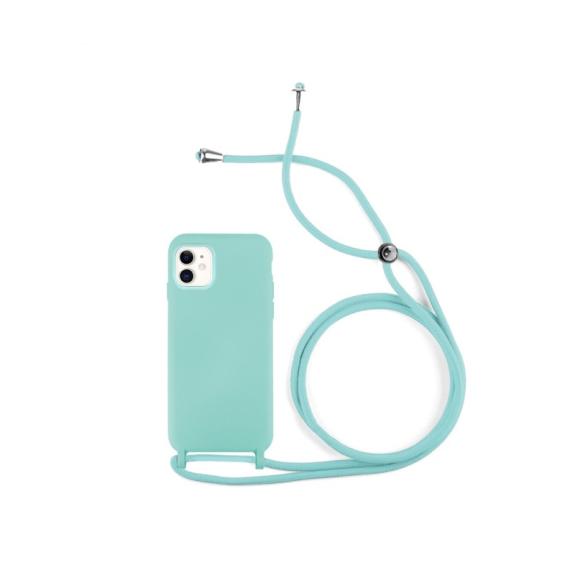 Cool® - Funda Transparente Con Cordon Cuerda 150 Cm Iphone 12 Pro