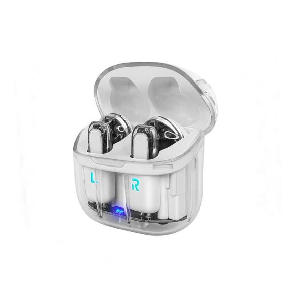 Auriculares Stereo Bluetooth Dual Pod Earbuds Cool blanco -