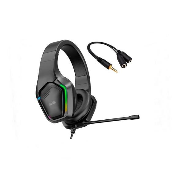 Auriculares Stereo PC / PS4 / PS5 / Xbox Gaming Led RGB Exodus