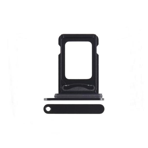 Bandeja dual SIM para iPhone 15 negro