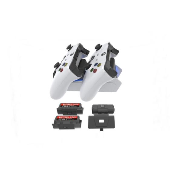 CR GAMES - Base de Carga Doble Para Controles de XBOX Series / One