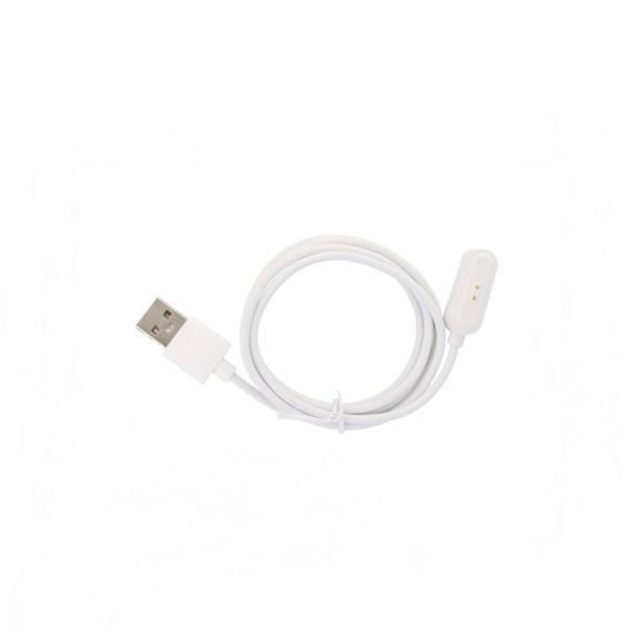 Cable Cargador USB - Magnetico para Oppo Watch blanco