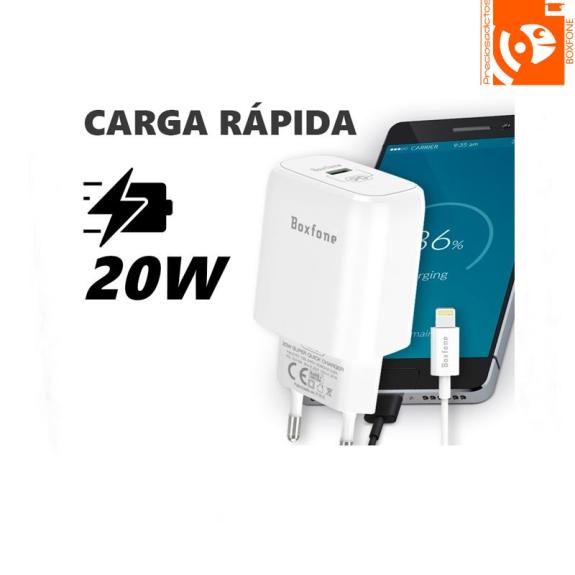 CARGADOR DE CARGA RAPIDA IPHONE CABLE LIGHTNING - C