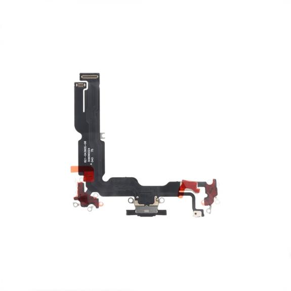 Flex conector carga para iPhone 15 Plus negro