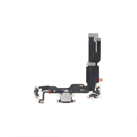 Flex conector carga para iPhone 15 Plus negro