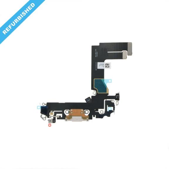 Flex conector de carga para iPhone 13 Mini blanco REFURBISHED