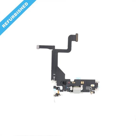 Flex conector de carga para iPhone 13 Pro blanco REFURBISHED