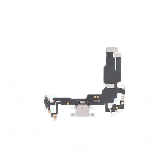 Flex conector de carga para iPhone 15 azul