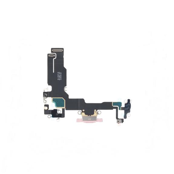 Flex conector de carga para iPhone 15 rosa