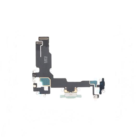 Flex conector de carga para iPhone 15 verde