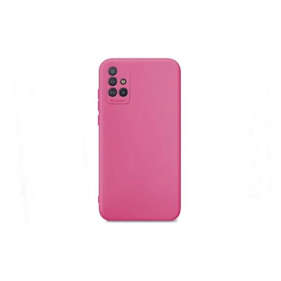 FUNDA DE SILICONA SUAVE ROSA PARA SAMSUNG GALAXY A51 3D