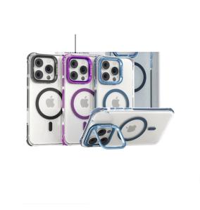 Funda Magsafe con Soporte para iPhone 16 Pro morado