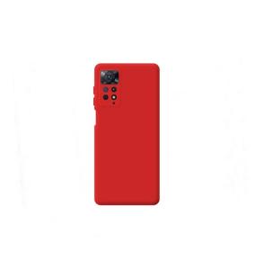 Funda silicona suave Xiaomi Redmi Note 11 4G en color rojo