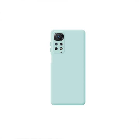 Funda silicona suave Xiaomi Redmi Note 11 4G en turquesa