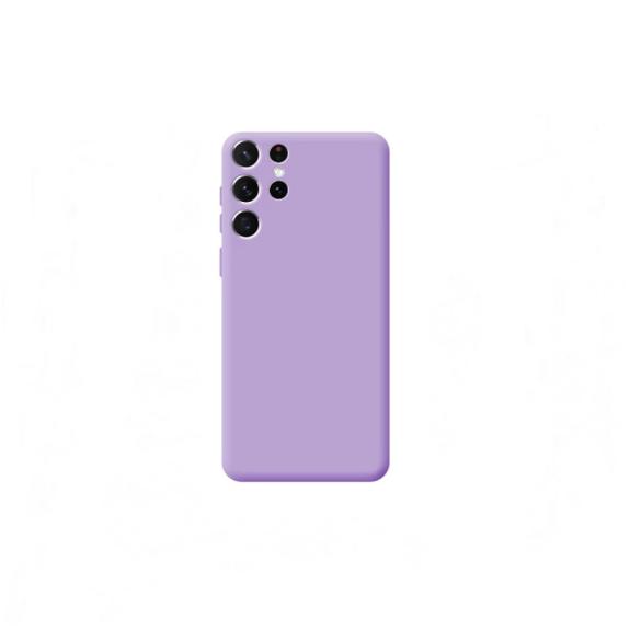 FUNDA SUAVE MORADO+CAMARA PARA SAMSUNG GALAXY S21 ULTRA/S30 ULTR