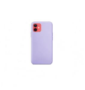 Funda suave para iPhone 12 lila