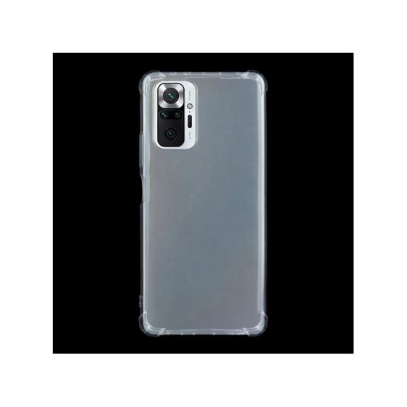 Funda para Redmi Note 10 Pro 4G/Redmi Note 10 Pro Max M2101K6G con  protector de pantalla de vidrio templado, funda protectora de TPU  transparente