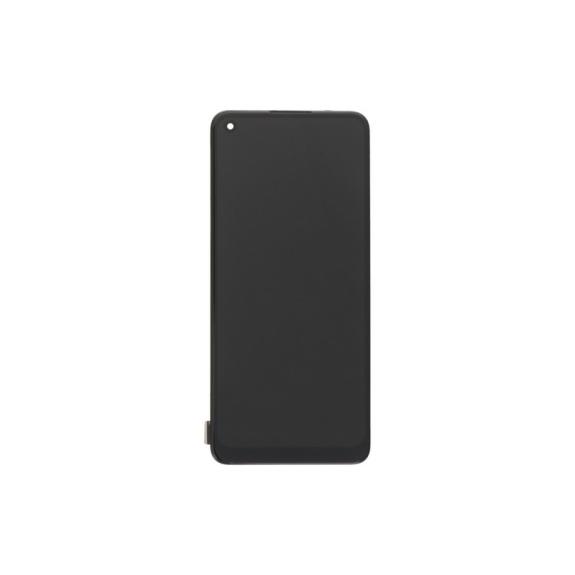 Pantalla de Tamaño Pequeño para Oppo Reno8 T 4G con marco negro