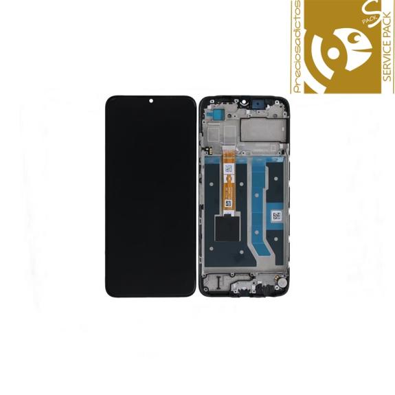 Pantalla para Oppo A17 / A17k 4G 2022 con marco negro