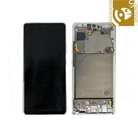 Pantalla para Samsung Galaxy A71 5G 2020 plata SERVICE PACK