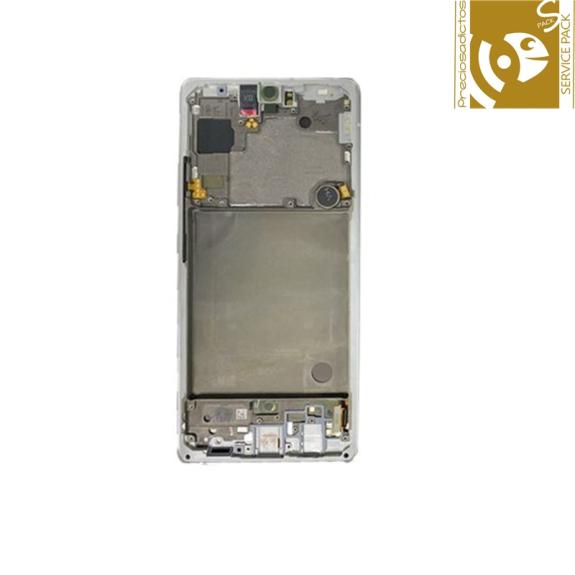 Pantalla para Samsung Galaxy A71 5G 2020 plata SERVICE PACK