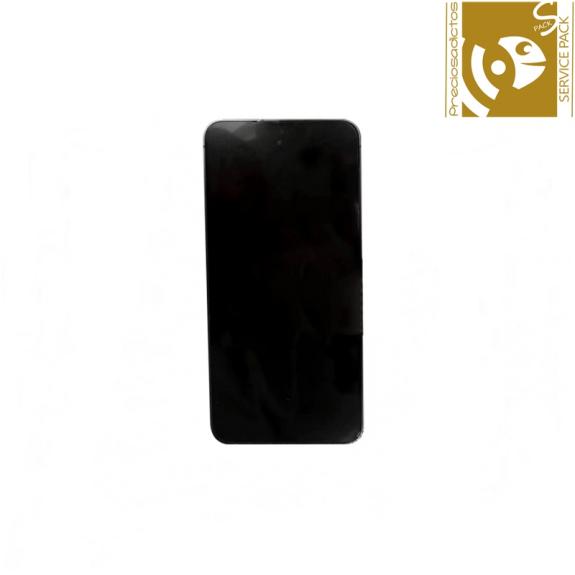 Pantalla para Samsung Galaxy S24 5G con marco gris SERVICE PACK