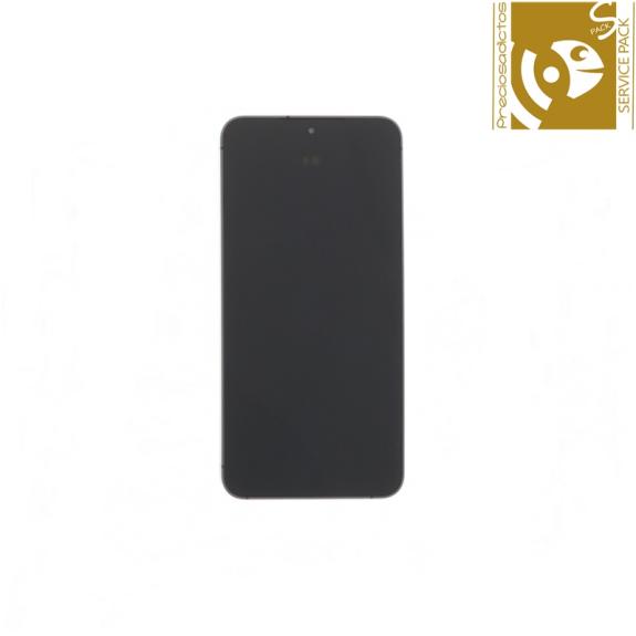 Pantalla para Samsung Galaxy S24 5G con marco negro SERVICE PACK