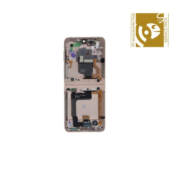 Pantalla para Samsung Galaxy Z Flip4 con marco SERVICE PACK