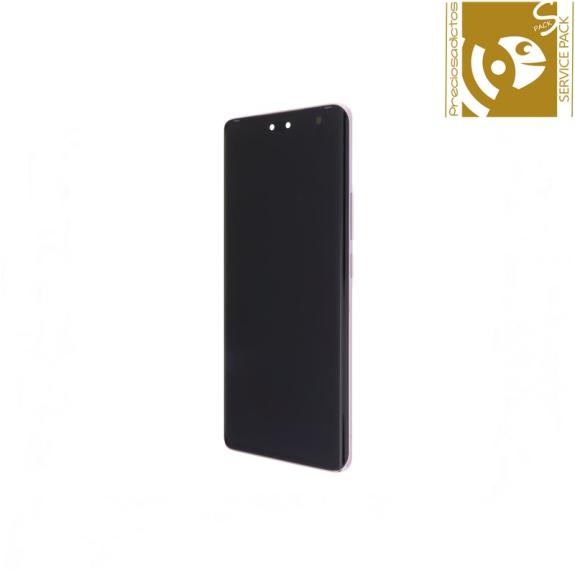 Pantalla para Xiaomi 13 Lite 5G con marco rosa SERVICE PACK