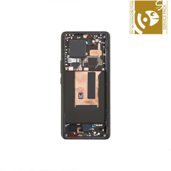 Pantalla para Xiaomi 13 Ultra con marco negro SERVICE PACK