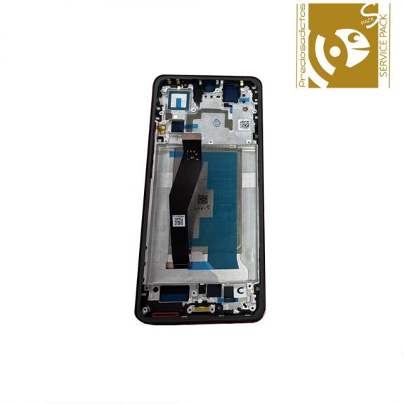 Pantalla para Xiaomi 14T Pro 5G con marco azul SERVICE PACK