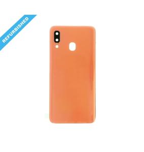 Tapa para Samsung Galaxy A40 naranja con lente | REFURBISHED