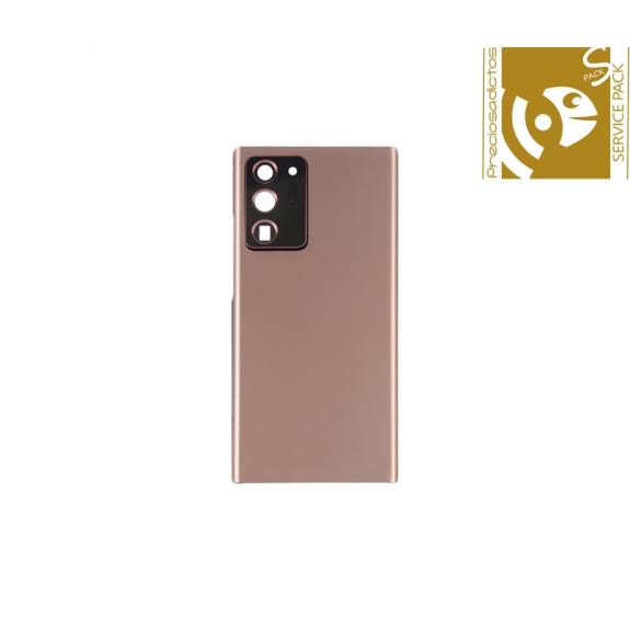 Tapa para Samsung Galaxy Note 20 Ultra bronce SERVICE PACK